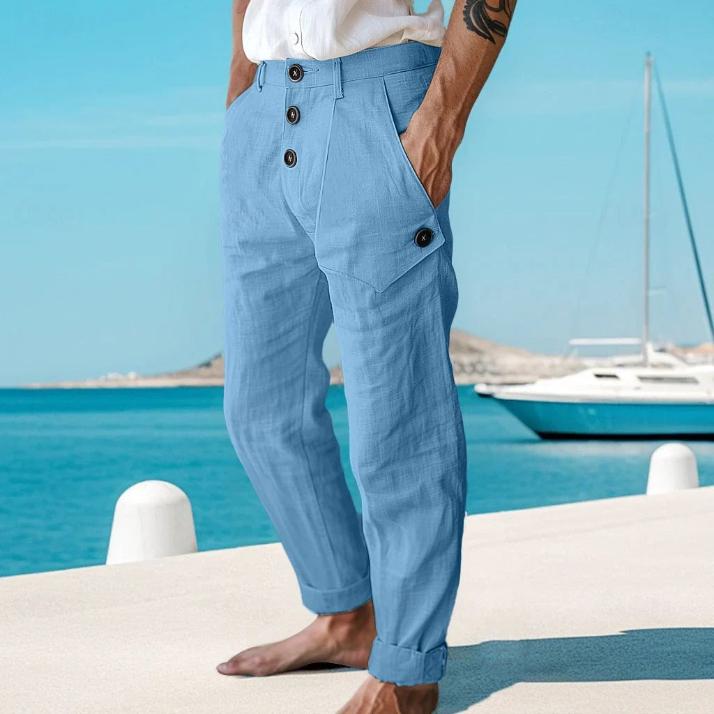 Ezra | Comfortable linen pants for men