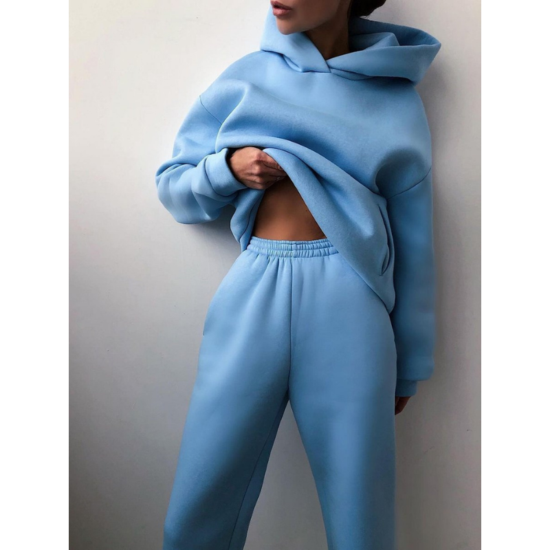 Oversized High-Waisted Tracksuit