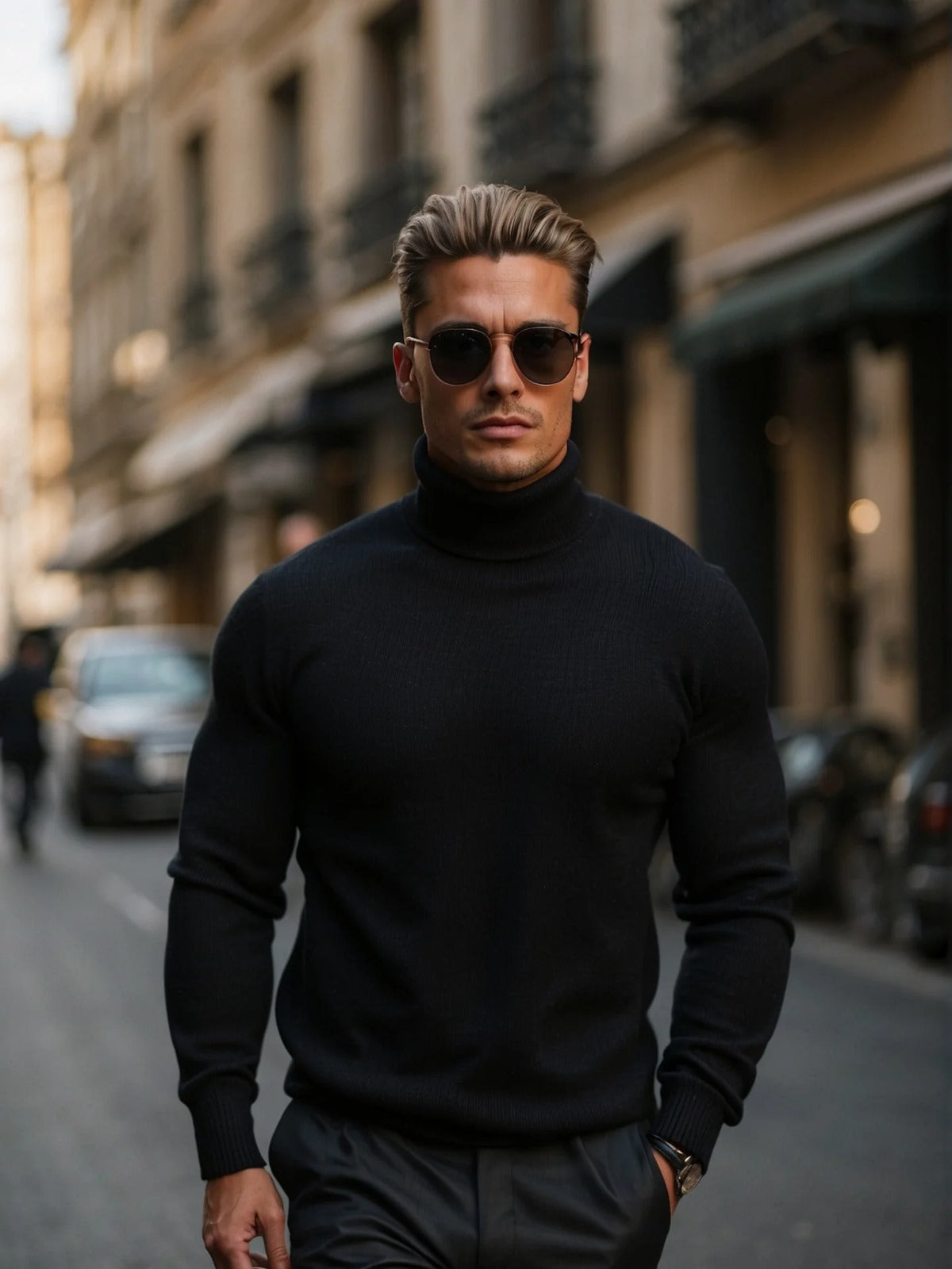 Sebastian | 100% Wool Turtleneck Pullover